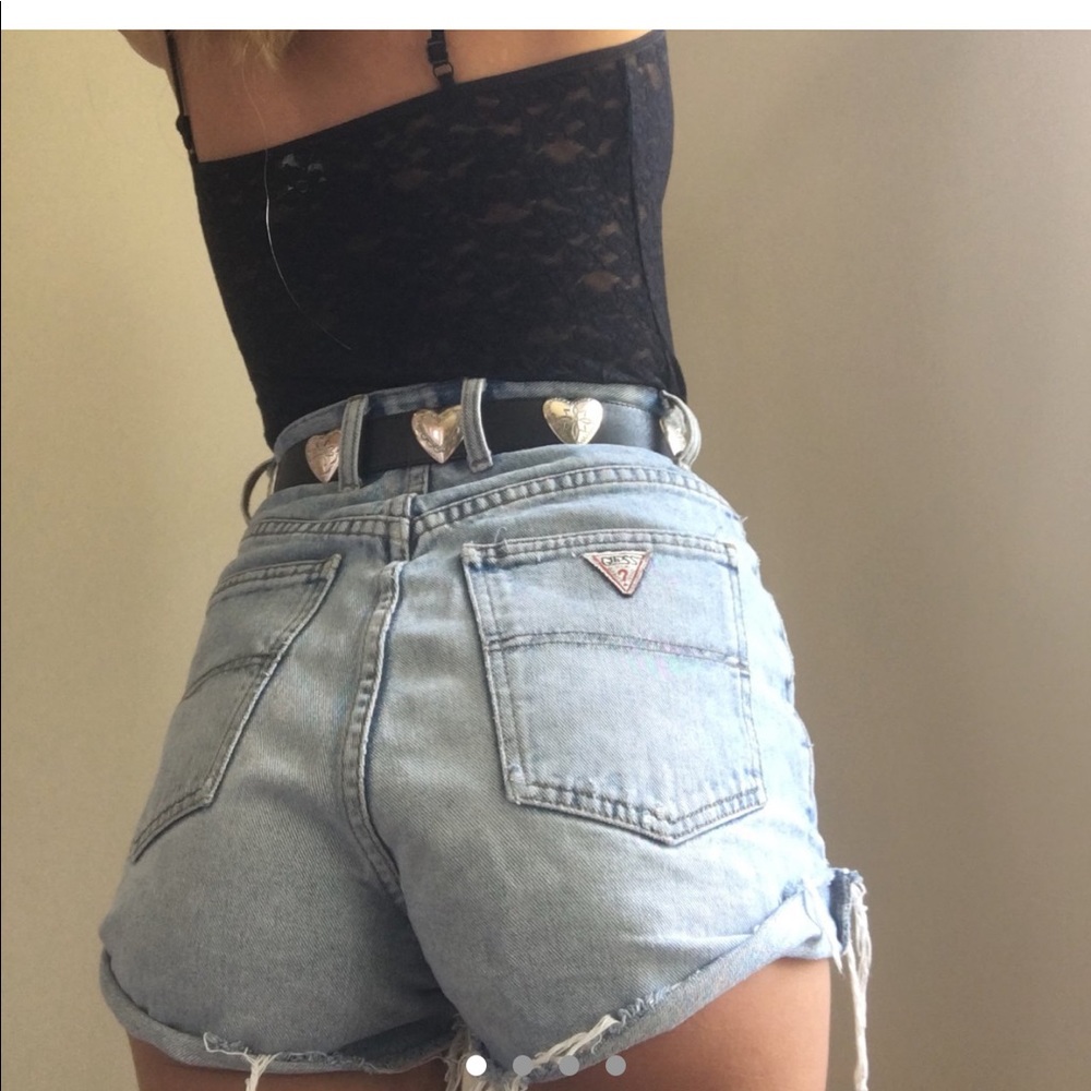 heart shaped concho stud leather belt